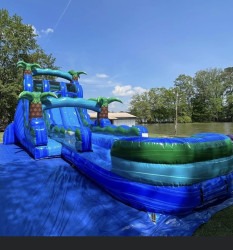 Tropical Hybrid 2 lane waterslide