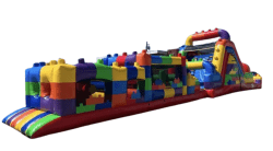 Legoblock Obstacle Course / Slide